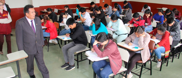 Se realiza segundo examen para estudiantes del Centro Preuniversitario ciclo 2018 B