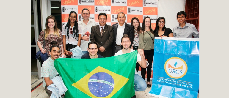 Nos visita misión de estudiantes de Universidad Sao Caetano de Brasil
