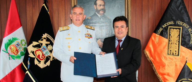 Se suscribe convenio con Marina de Guerra del Perú