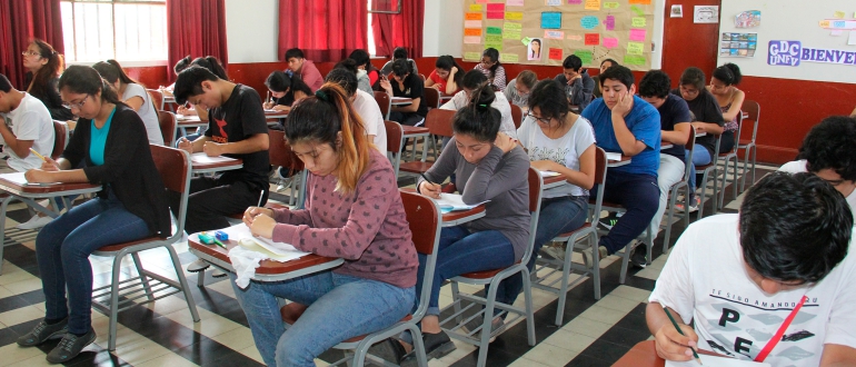 Se realiza examen final para estudiantes del Centro Preuniversitario ciclo 2017-C