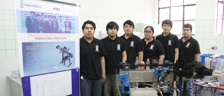 Estudiantes crean novedosa máquina reprocesadora de productos