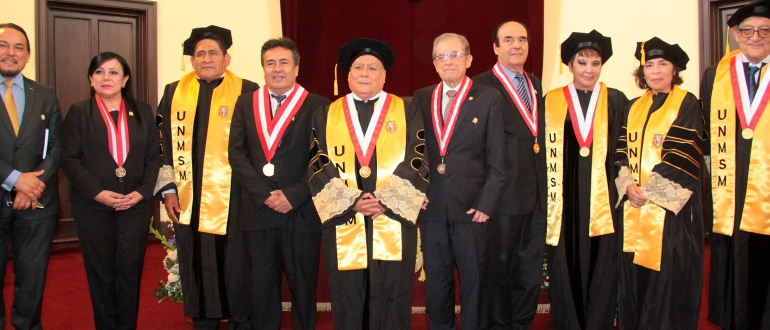 Rector villarrealino participa en aniversario de Universidad de San Marcos